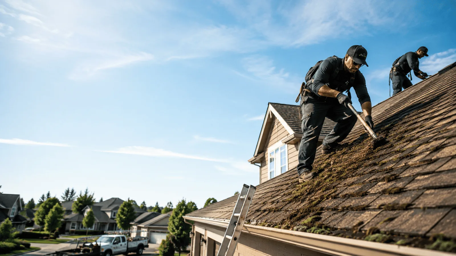 Roof Moss Removal in Beaumont, TX near me